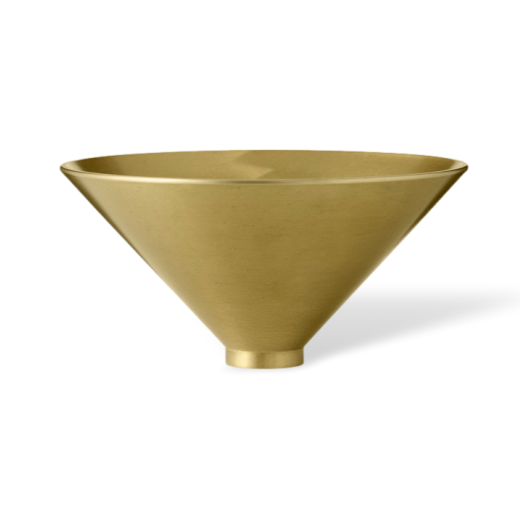 Audo Taper Bowl Brass