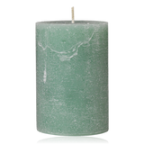 Broste Rustic Pillar Candle 7x10cm Sea Green