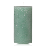 Broste Rustic Pillar Candle 7x13.5 Sea Green