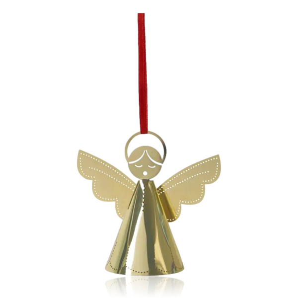 Pluto Hanging Decoration 3D Singing Angel Gold