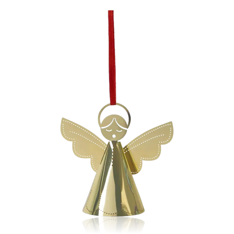 Pluto Hanging Decoration 3D Singing Angel Gold