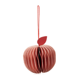Broste Hanging Paper Apple Decoration Dusty Pink