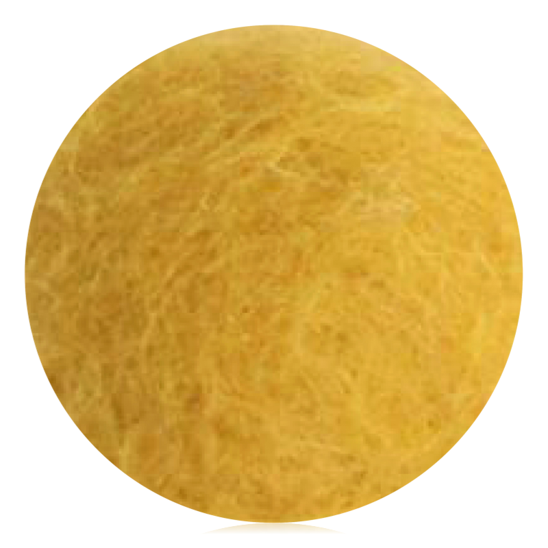 Gry & Sif Felt Flower Ball Ø3cm Dark Yellow