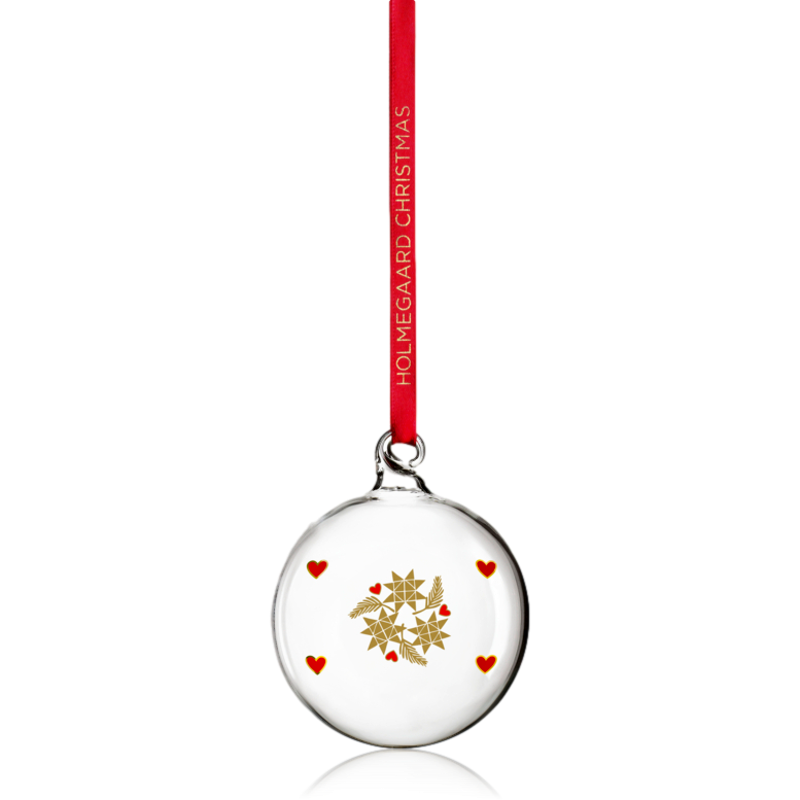 Holmegaard Glass Annual Christmas Bauble Decoration 2024