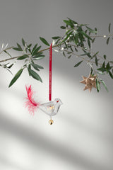 Holmegaard Glass Annual Christmas Bird Decoration 2024