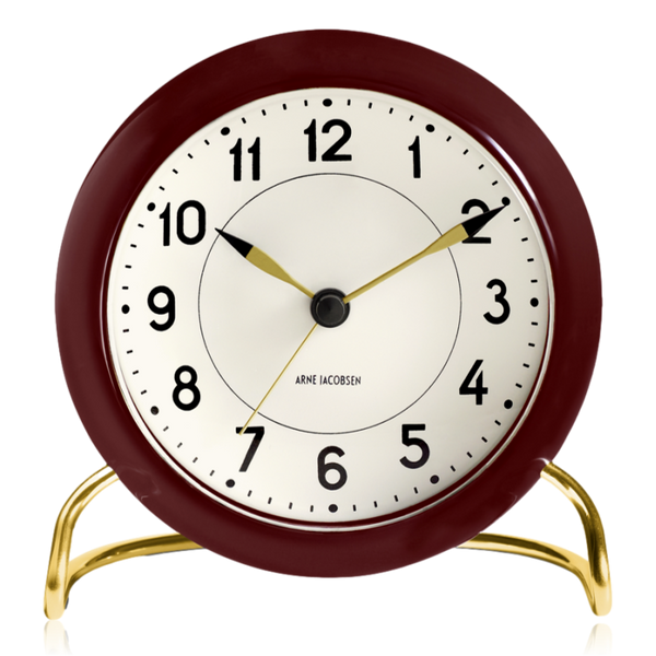 Arne Jacobsen  Station Table Clock Bordeaux