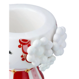 Bjørn Wiinblad Eva Candle Holder 8 cm Red