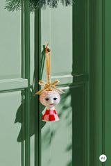 Bjorn Wiinblad Eva Christmas Decoration Red Chequered