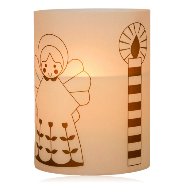 Broste Parchment Candle Fairy Tale Large Gold