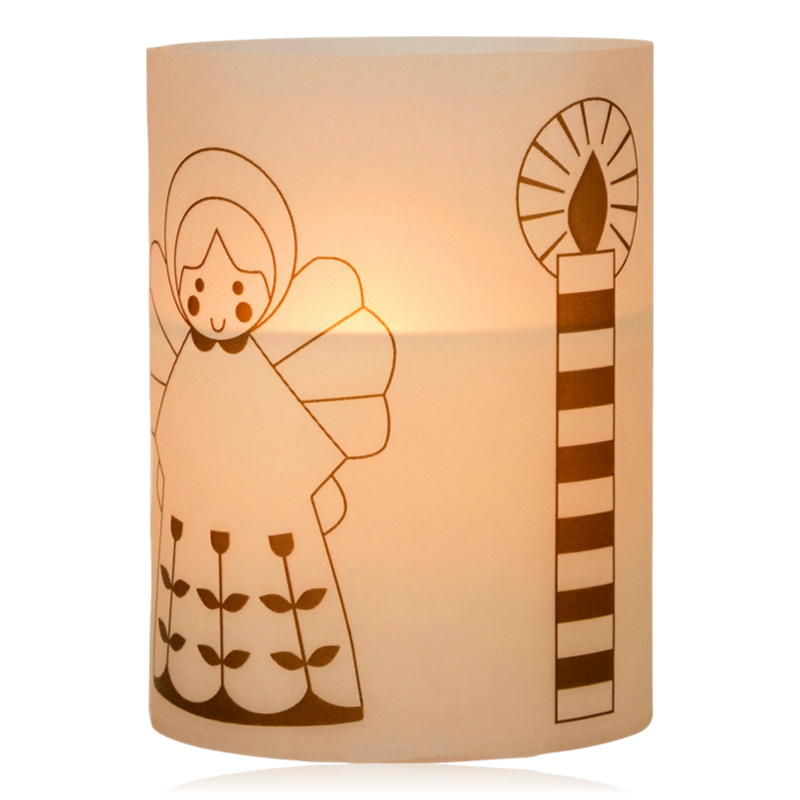 Broste Parchment Candle Fairy Tale Small Gold