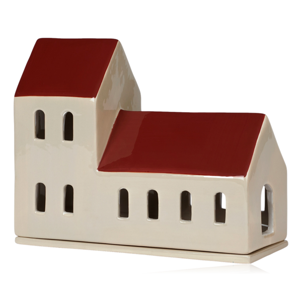 Broste Ceramic Bo Tealight House Smoked Paprika