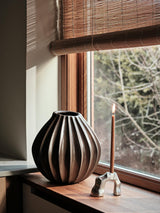 Broste Ceramic Wide Vase Smoke Grey Large
