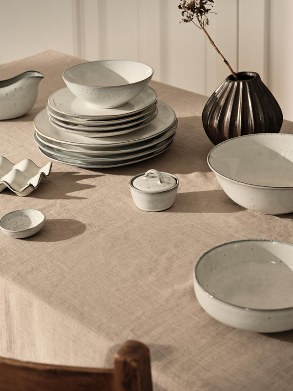 Broste Nordic Sand Bowl With Lid