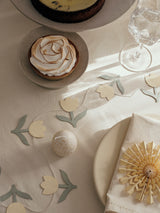 Broste Tulip Paper Rosette Ø12 cm Butter Yellow