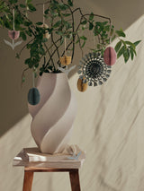 Broste Paper Tulip Ornament Cream & Sage Green