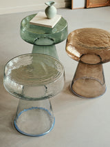Broste Clara Glass Side Table Light Green
