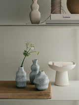 Broste Cornelia Stoneware Vase Set of 3 Light Blue