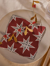 Broste Brass Mistletoe Garland Red Beads
