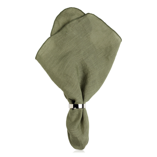 Broste Set of 4 Gracie Table Napkins Eco-Friendly Linen Thyme