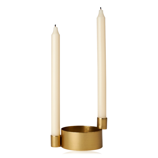 Broste Brass Finish Judie Candle Holder