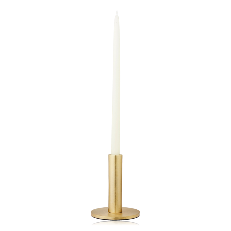 Broste Maro Brass Finish Candle Holder Small