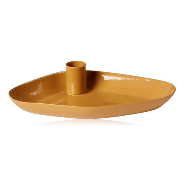 Broste Mie Metal Candle Holder Cinnamon Sand