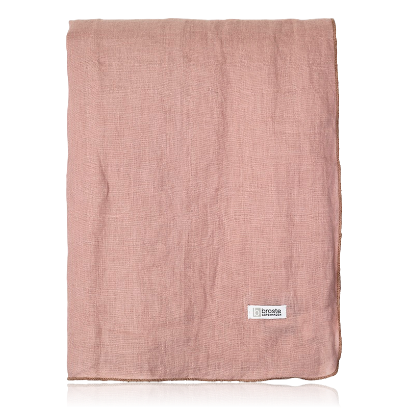 Broste Tablecloth Gracie Eco Friendly Linen Dusky Pink
