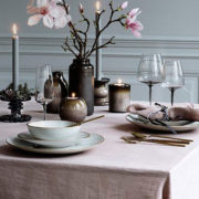 Broste Tablecloth Gracie Eco-Friendly Linen Thyme