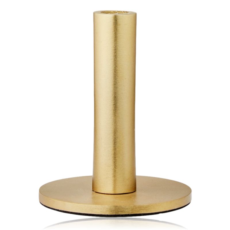 Broste Maro Brass Finish Candle Holder Small