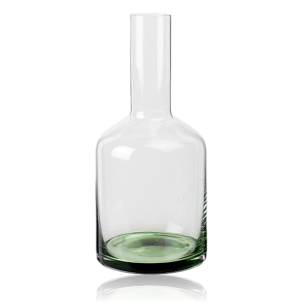 Broste Hue Mouthblown Glass Carafe Green