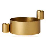 Broste Brass Finish Judie Candle Holder