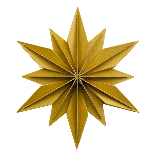 Lovi Star Wall Decoration 24cm Honey Yellow