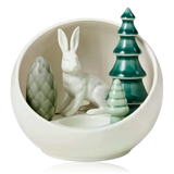 Dottir Ceramic Votive Ball Winter Stories Hare