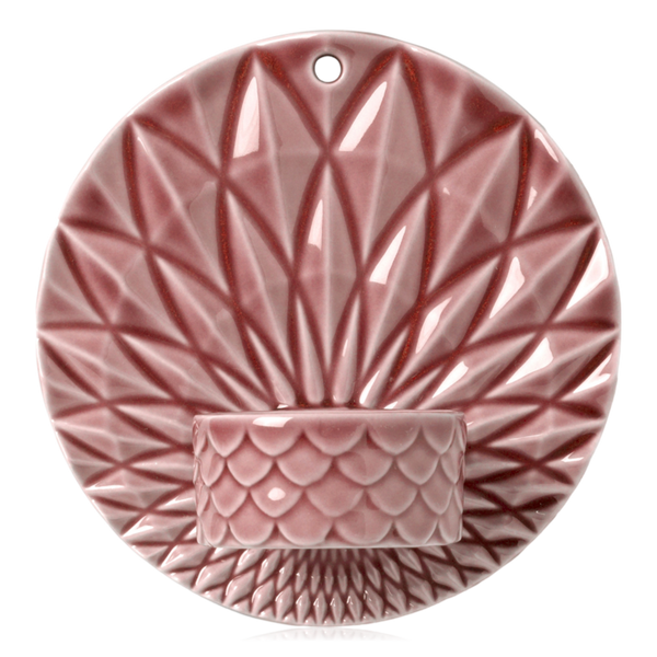 Dottir Pipanella Ceramic Wall Votive Scales Dusty Rose