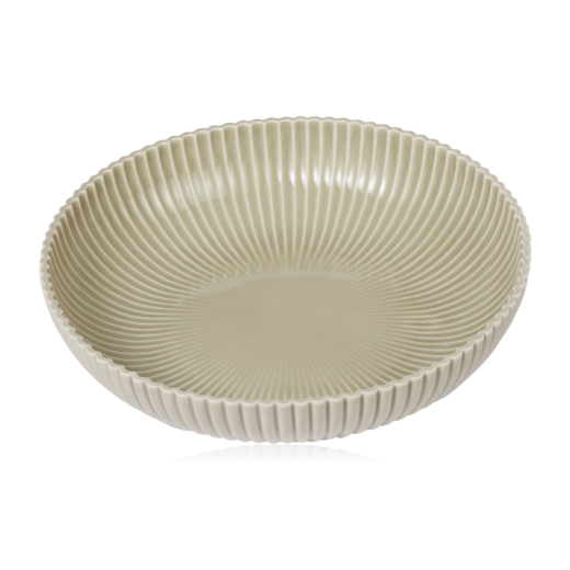 Dottir Samsurium Ceramic Serving Bowl Grey