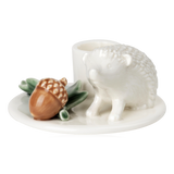 Dottir Winter Stories Ceramic Hedgehog Candle Holder