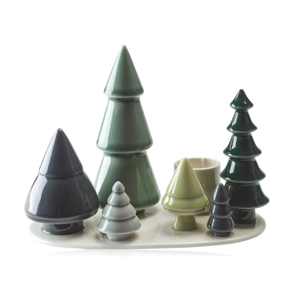 Dottir Ceramic Candleholder Winter Stories Forest – The