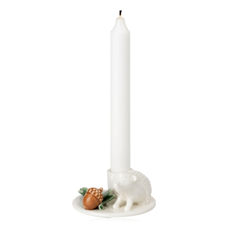 Dottir Winter Stories Ceramic Hedgehog Candle Holder