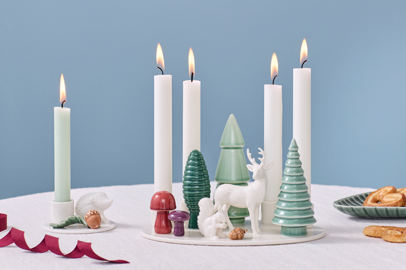 Dottir Woodland Stories Ceramic Advent Candle Holder – The Dottir Woodland Stories Ceramic Advent Candle Holder – The