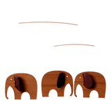 Flensted Mobile 3 Baby Elephants Teak