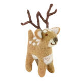 Gry & Sif  Hanging Felt Deer Decoration Small