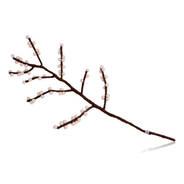 Gry & Sif Felt Branch With White Berries