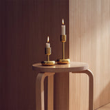 Iittala Nappula Candle Holder Short Brass