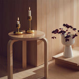 Iittala Nappula Candle Holder Tall Brass
