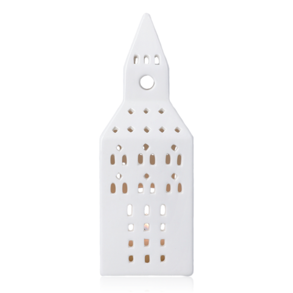 Kähler Urbania Lighthouse Church Tower White Ceramic