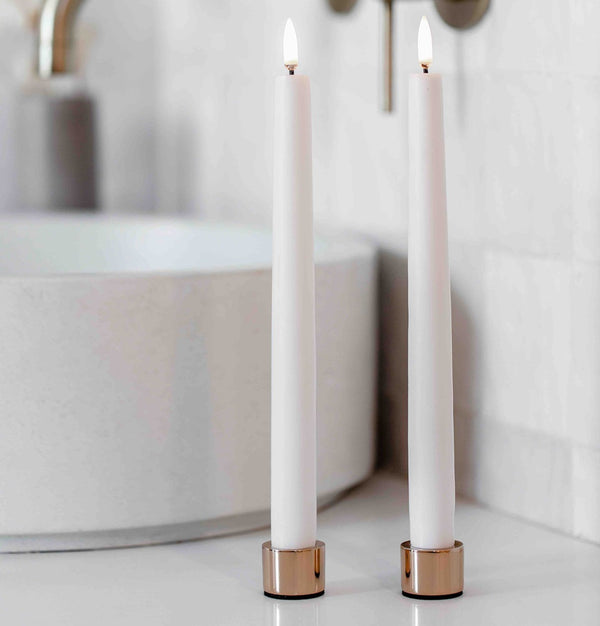 Uyuni Lighting Light Candle Holder Matte Brass Set of 2