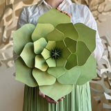 Lovi 34cm Wall Decoration Flower Pale Green