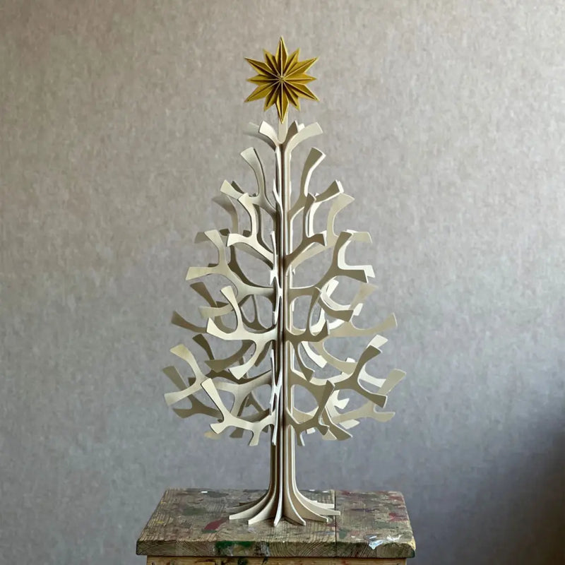 Lovi Star Decoration 10cm Set of 4 Honey Yellow