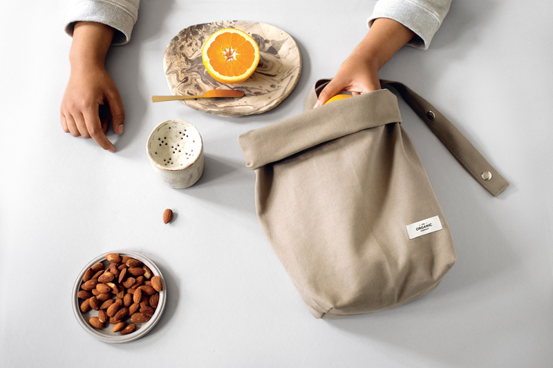The Organic Company Lunch Bag Clay