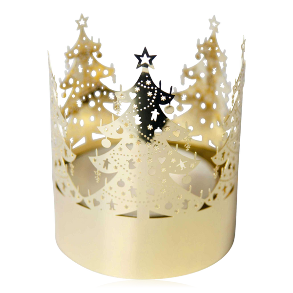 Pluto Tealight Tree Gold